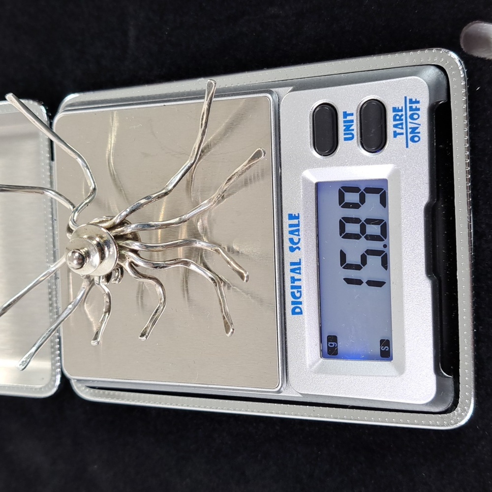 Silver Spider Pin - Picture 9 of 12